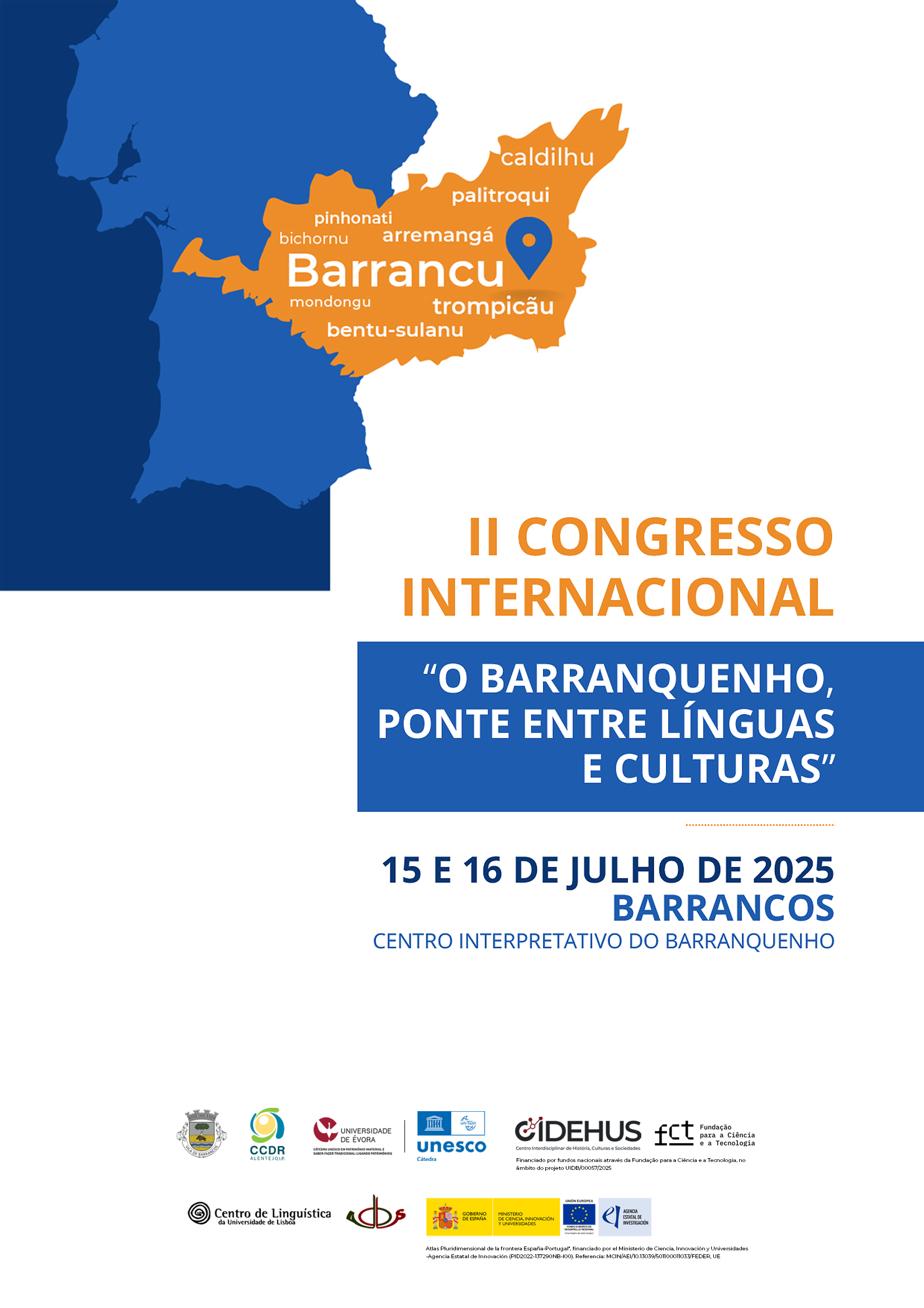 cartaz/programa II CONGRESSO O BARRANQUENHO