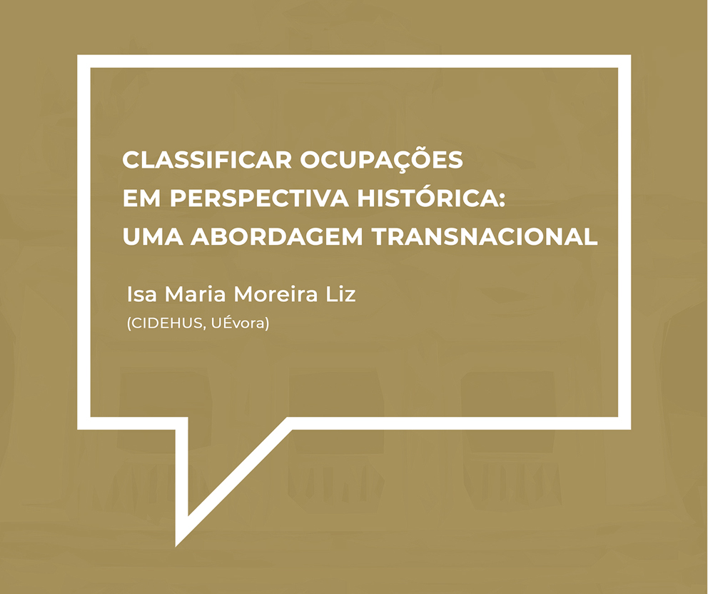 Aula Aberta “Classificar ocupações em perspectiva histórica: uma abordagem transnacional”