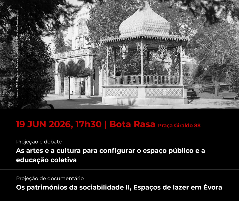 Sessão sobre “As artes e a cultura para configurar o espaço público e a educação coletiva”