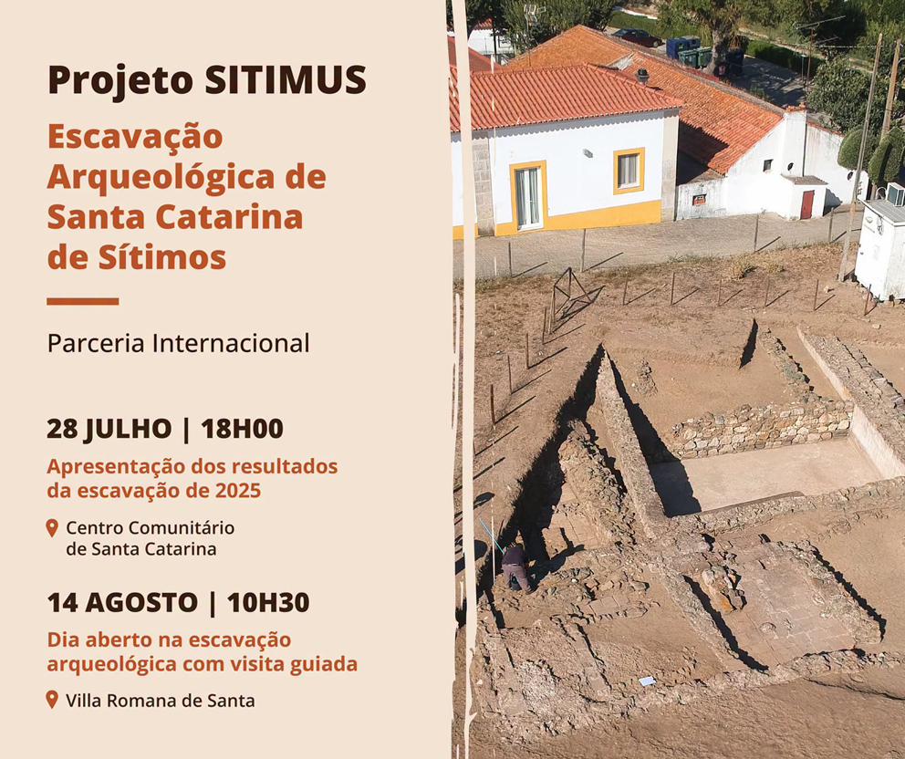 Campanha de escavação na villa romana de Santa Catarina de Sítimos