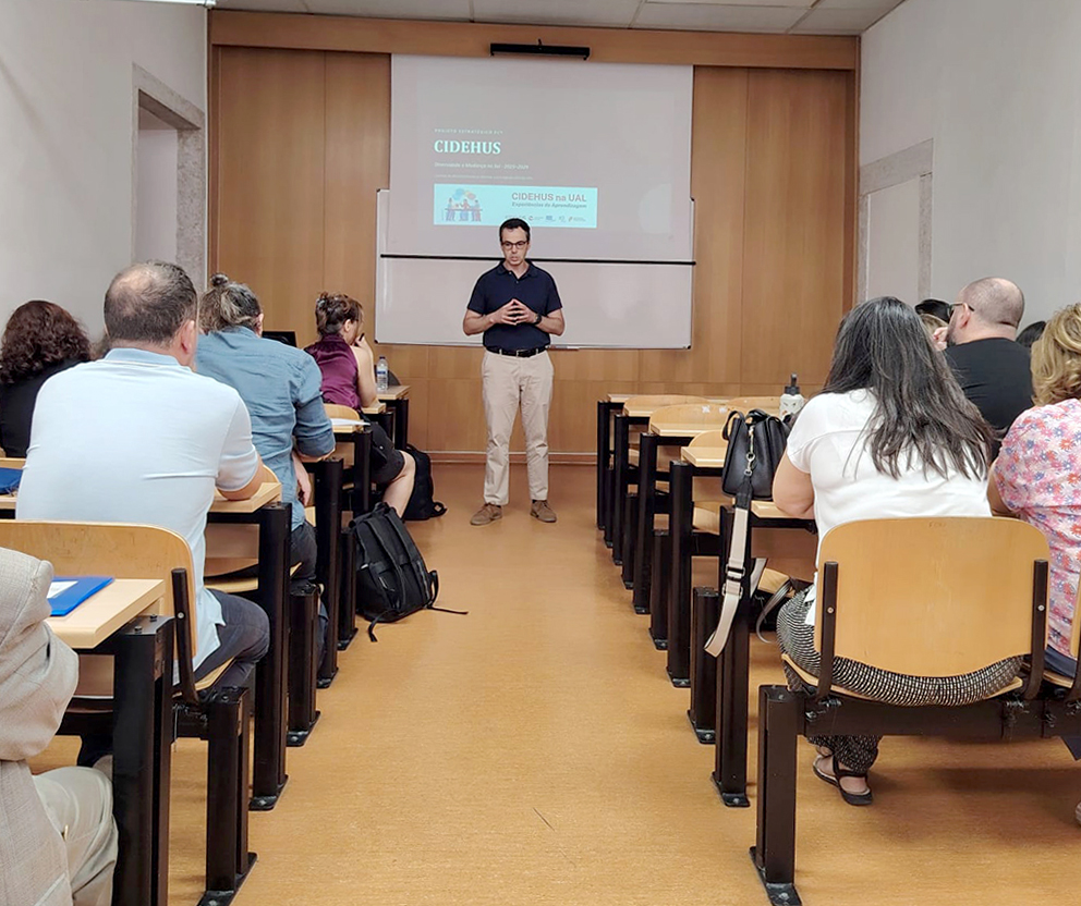 Realização do encontro CIDEHUS na UAL | Experiências de Aprendizagem