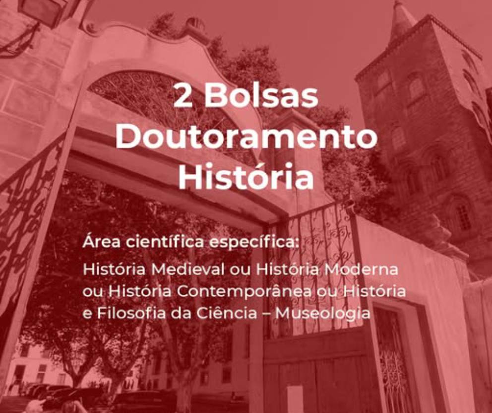 Candidaturas para 2 Bolsas de Doutoramento em História no CIDEHUS