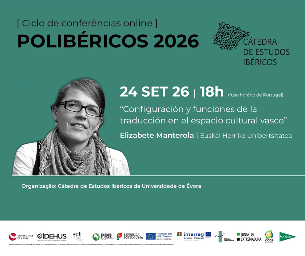 Conferência “Configuración y funciones de la traducción en el espacio cultural vasco”